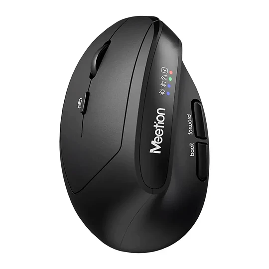 Ratón Vertical Btm008l Ergonómico Para Zurdos/ Meetion 10521 