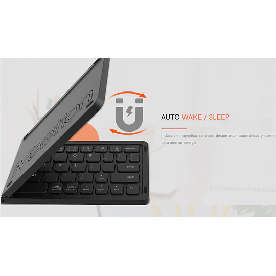 Teclado Plegable Silencioso Bluetooth Btk001 / Meetion 10485