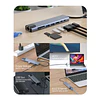Hub Adaptador 8 En 1 Type - C A Rj45 / Mlab 10022