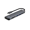 Hub 6 En 1 Adaptador Múltiple Tipo C Salida Hdmi/ Mlab 10020
