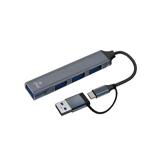 Hub Usb 4 En 1 Compatible Type C Y Usb A / Mlab 10019