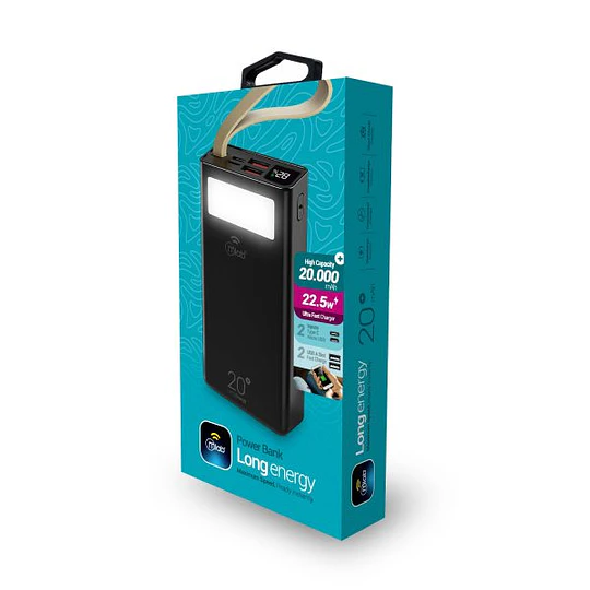 Cargador Power Bank Long Energy 20000 Mha / Mlab 9662