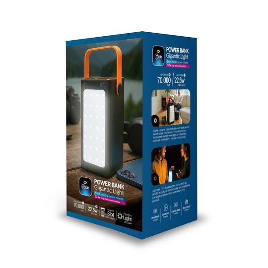 Power Bank Cargador Portatil Gigantic Light / Mlab 9669