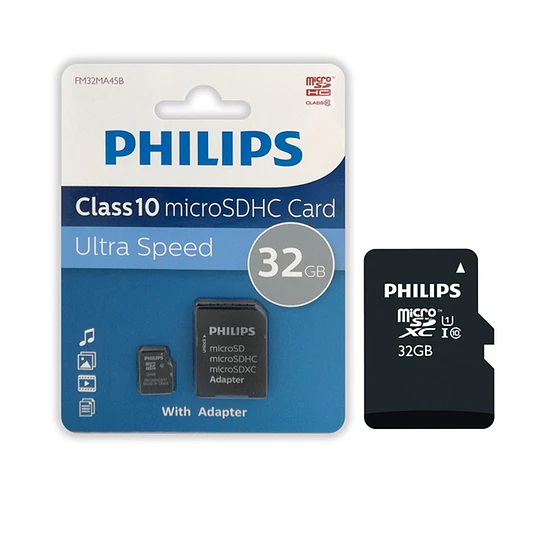 Tarjeta Memoria Micro SD 32 Gb Philips