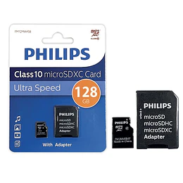 Tarjeta Memoria Micro SD 128GB Philips
