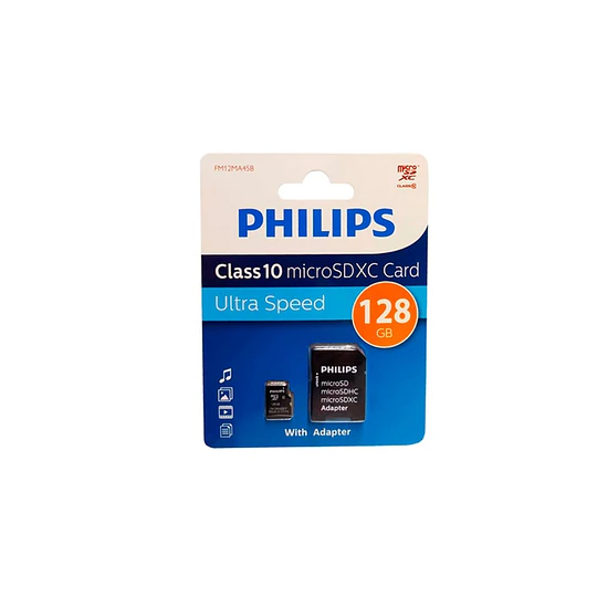 Tarjeta Memoria Micro SD 128GB Philips