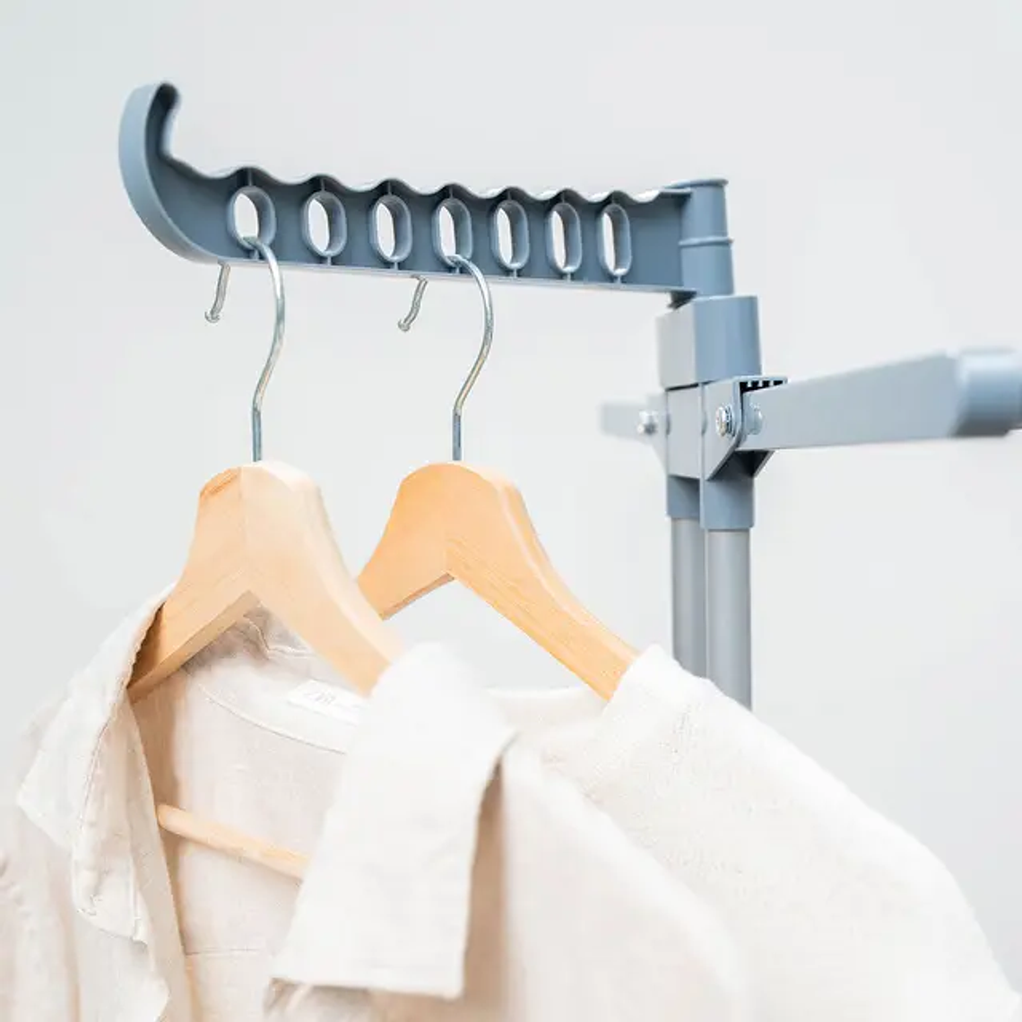 Estendal Dobrável Vertical Extensível com Rodas Dolver XL InnovaGoods - 30 Barras 4