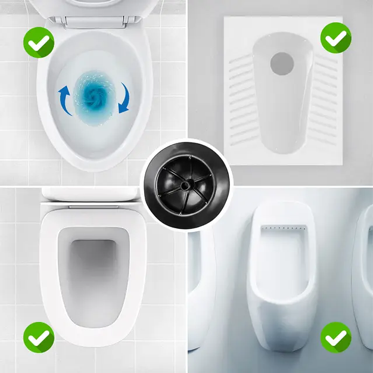 Desentupidor de Ar Comprimido JetPro: Pistola de Pressão 5 em 1 para Canos, Ralos e Tubos 4