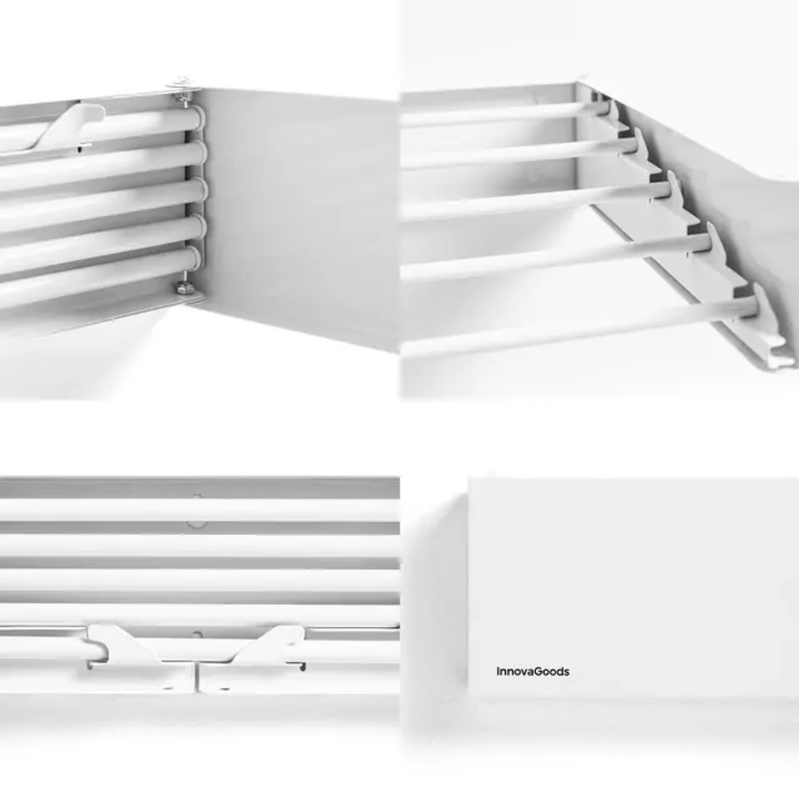 Estendal de Parede Retrátil Dryva 80: Dobrável e Extensível para Otimizar Espaço (Até 4m) 3