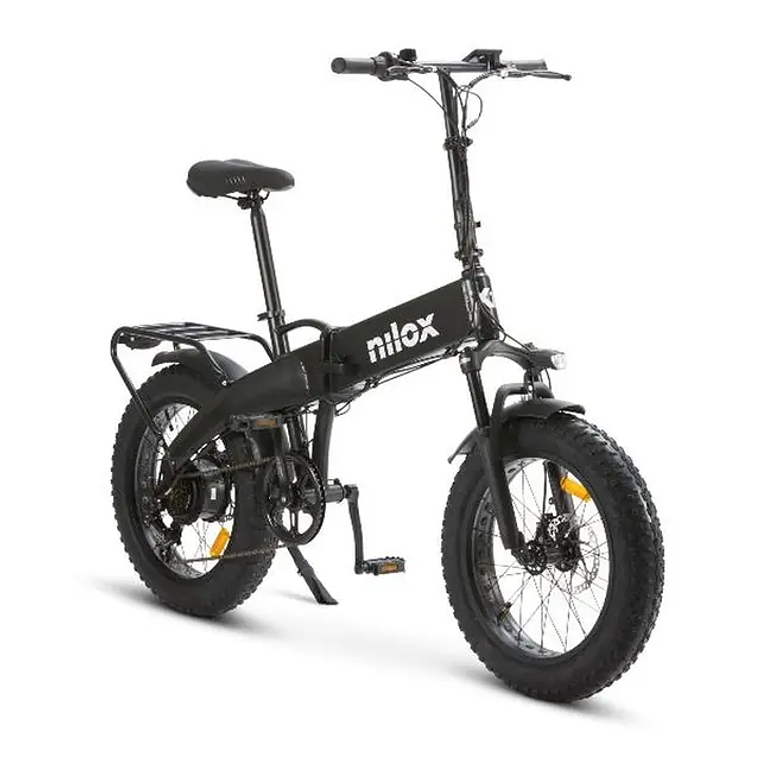 Bicicleta Elétrica Nilox X10 Preta: Motor 250W, Bateria 13000mAh, Dobrável e Autonomia 40 km 1