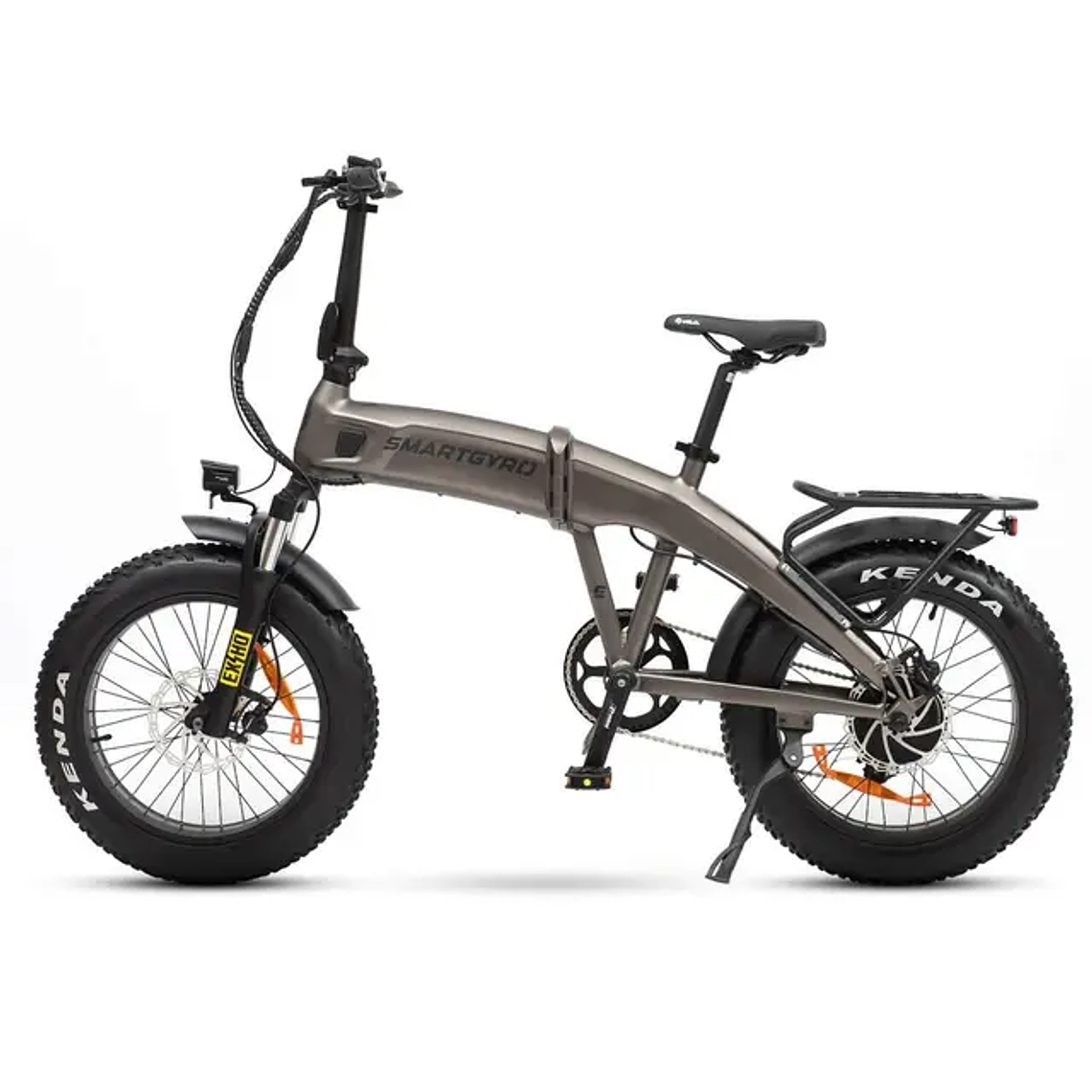 Bicicleta Elétrica SmartGyro Rhino: 250W, 15000mAh, Dobrável, Autonomia 40km - Preta 1