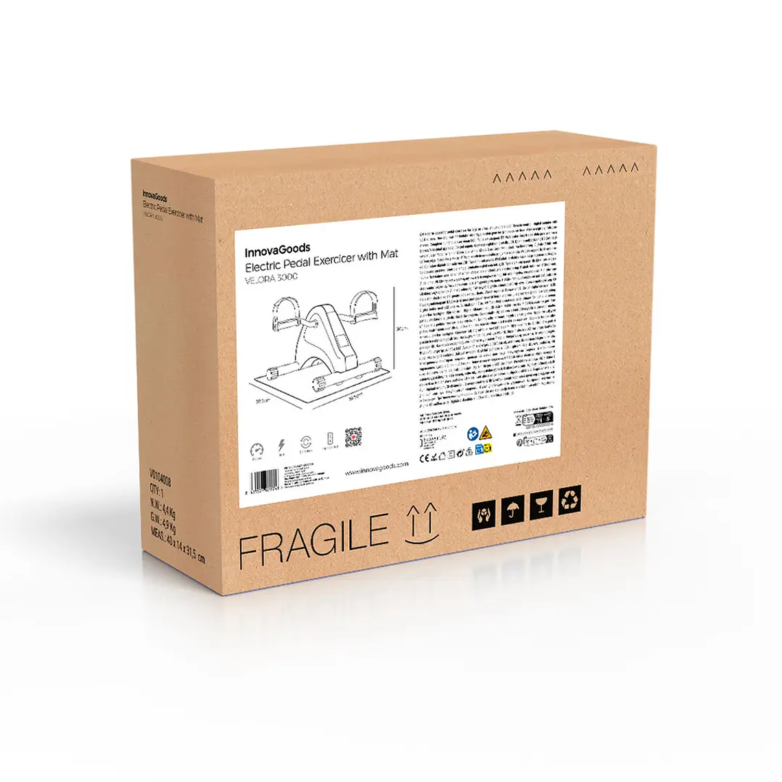 Pedalador Elétrico Assistido Velora 3000: Para Pernas e Braços com 12 Velocidades, Controle Remoto e Tapete 11