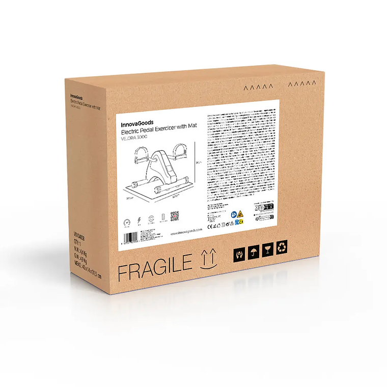 Pedalador Elétrico Assistido Velora 3000: Para Pernas e Braços com 12 Velocidades, Controle Remoto e Tapete 11