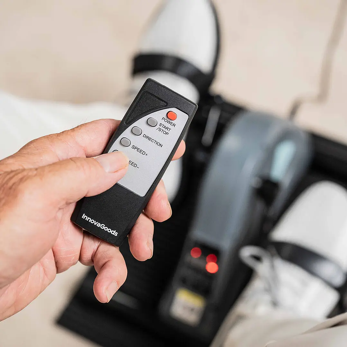 Pedalador Elétrico Assistido Velora 3000: Para Pernas e Braços com 12 Velocidades, Controle Remoto e Tapete 6