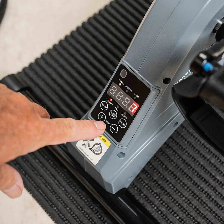 Pedalador Elétrico Assistido Velora 3000: Para Pernas e Braços com 12 Velocidades, Controle Remoto e Tapete 8