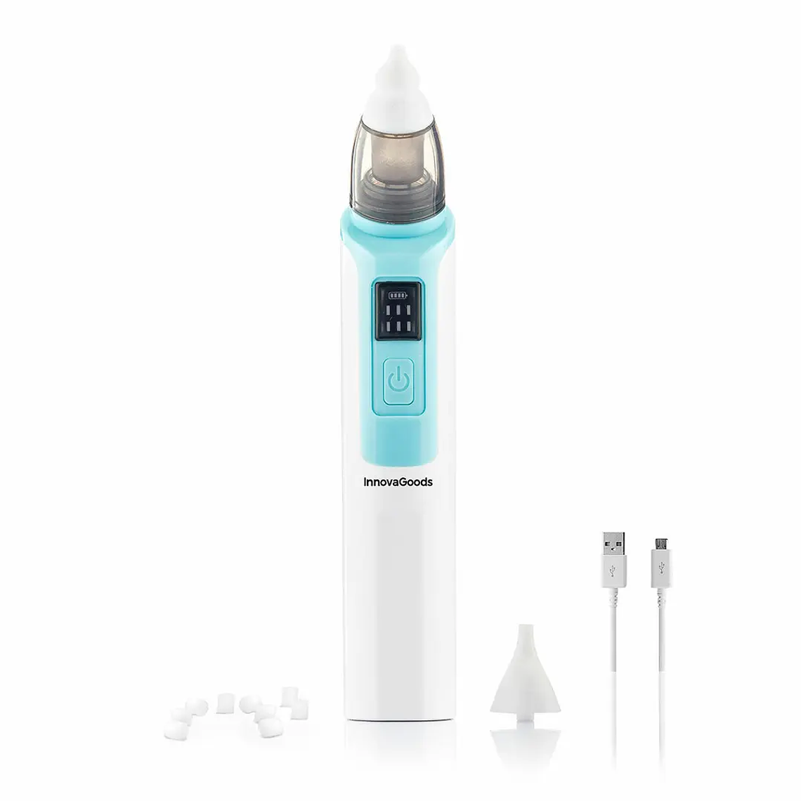 Aspirador Nasal Elétrico Nizi: Recarregável, 6 Velocidades e Silencioso para Bebés e Crianças 7