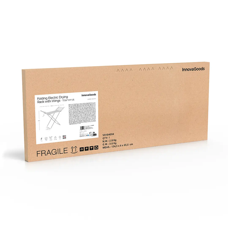 Estendal Elétrico Warmmat: Dobrável com Tela Touch, 230W, Temporizador e Controlo de Temperatura (20 Barras) 11