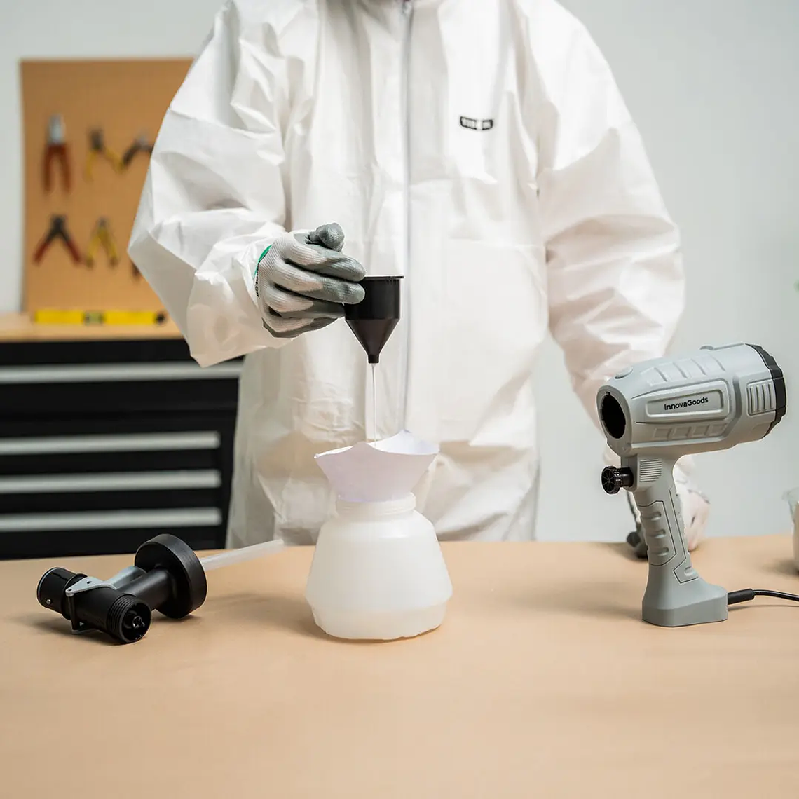 Pistola Elétrica para Pintar Spraint: 500W, Depósito 1L, Ideal para Tintas Látex e Acrílicas 5