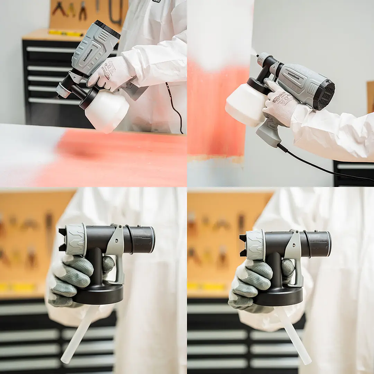 Pistola Elétrica para Pintar Spraint: 500W, Depósito 1L, Ideal para Tintas Látex e Acrílicas 4