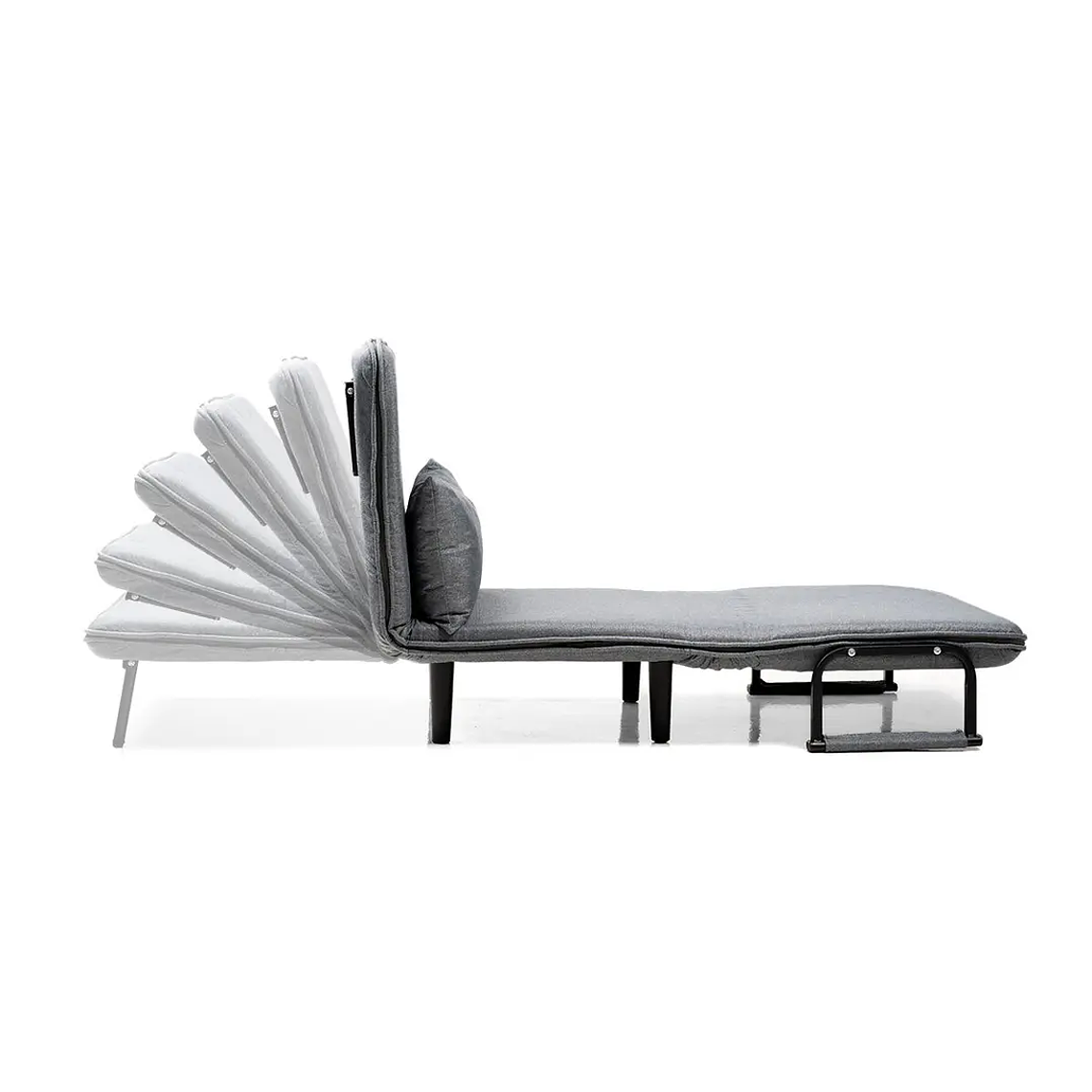 Sofá-Cama Individual Softfa 4 em 1: Conversível em Poltrona, Chaise Longue e Cama (Suporte 150kg) 10