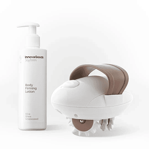 Pack Anticelulítico Rice: Massajador Elétrico + Loção Reafirmante 250ml (Cosmética Vegan)