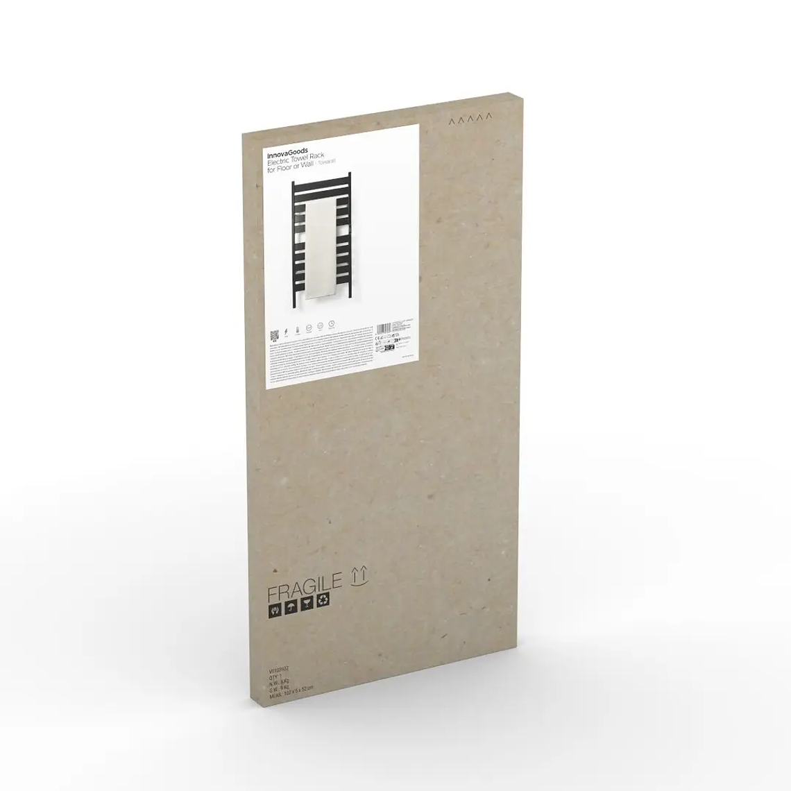 Toalheiro Elétrico Towarall 10 Barras: Portátil ou de Parede, Temporizador 2/4h, IP44 (260W) 10