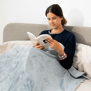 Cobertor Elétrico Elakef 160x120cm, 160W: Com 3 Temperaturas, Desligamento Automático (2h) e Lavável