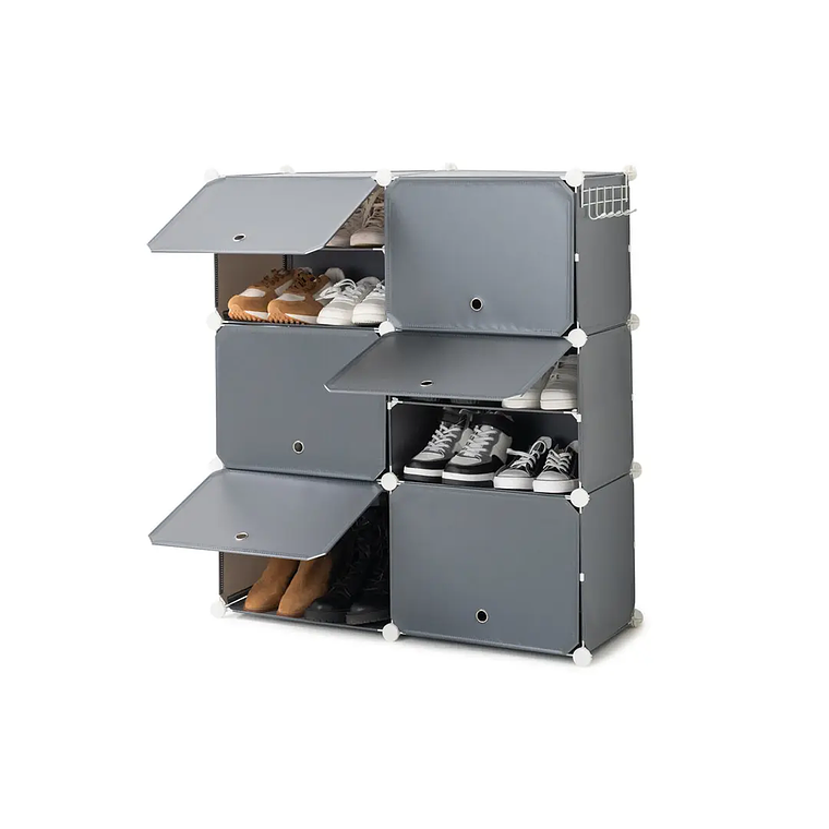 Sapateira Modular Portátil InnovaGoods: Organizador de Sapatos Dobrável com 4 Gavetas e Rodas 6