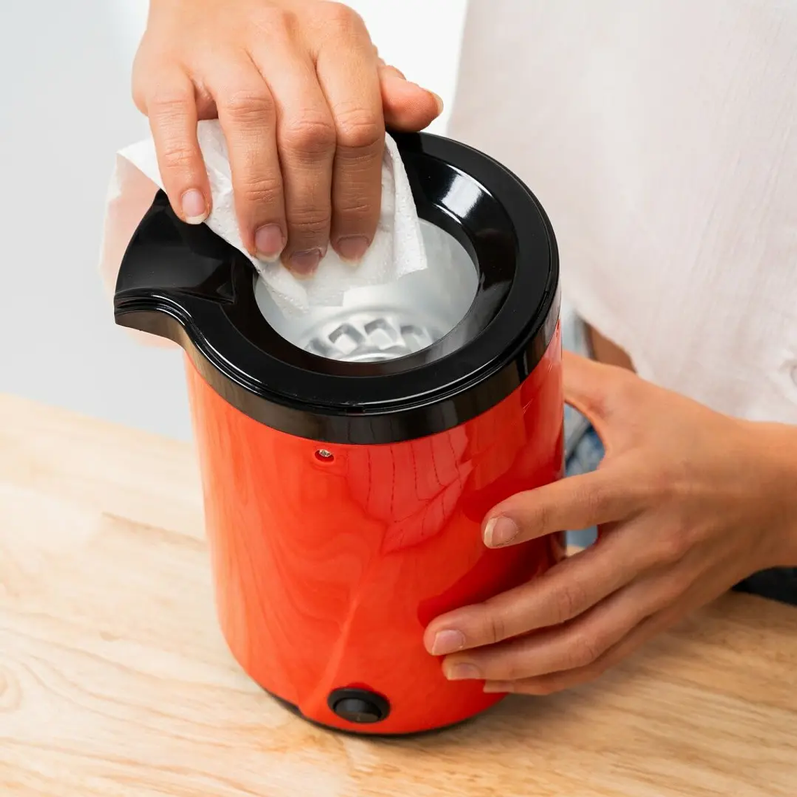 Máquina de Pipocas Popmar: Elétrica, de Ar Quente, Sem Óleo e Recarregável, com Taça de 60g 9