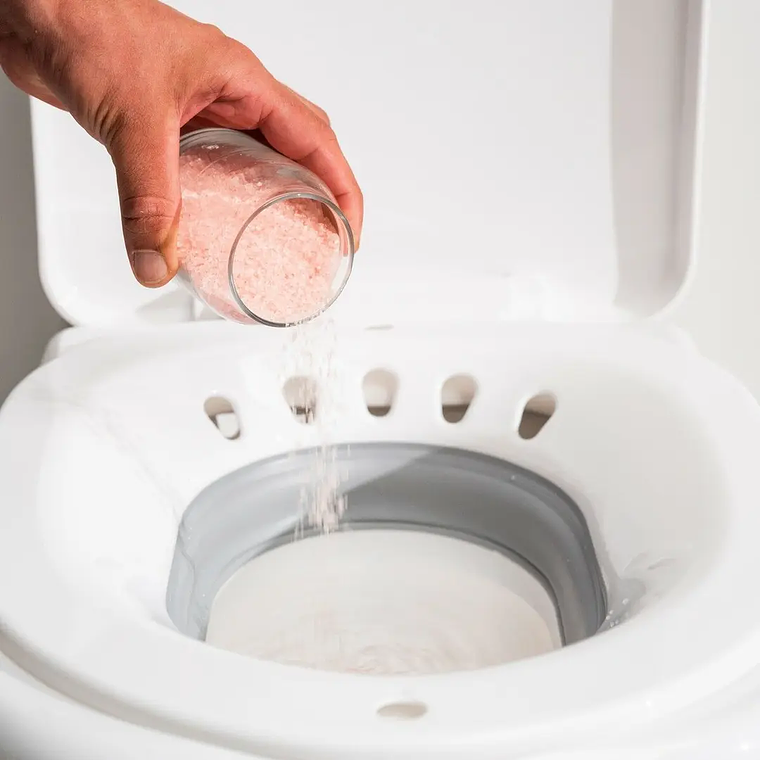 Bidé Portátil Rebatível Fopobi: Para Sanita, Universal, 1.5L e Suporta até 140kg (Higiene Íntima) 10