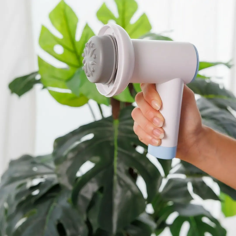 Pistola de Massagem Anticelulítica Cellygun: Recarregável, 6 Acessórios, 4 Velocidades e Luz LED Infravermelha 2