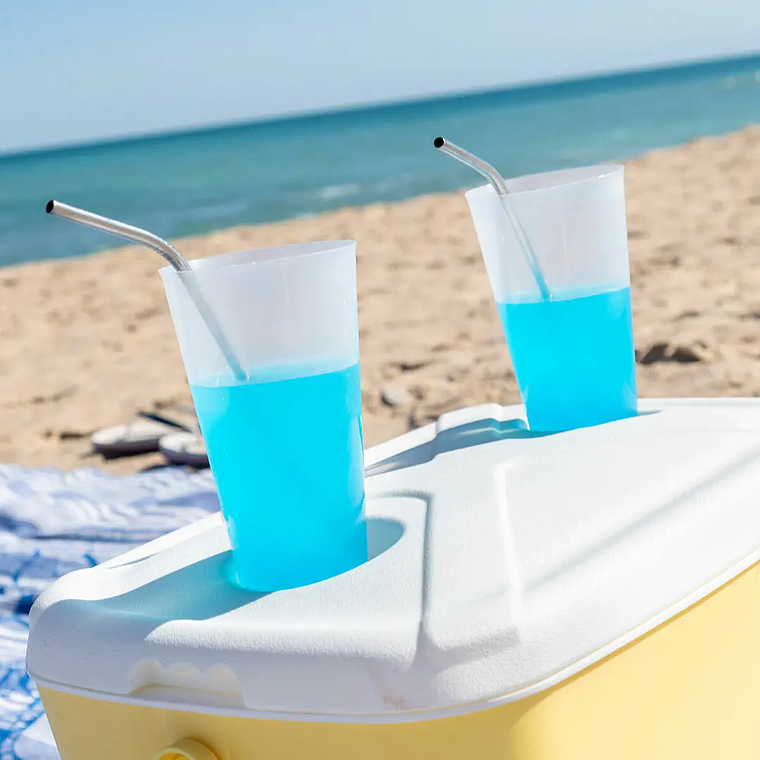 Lilty 15L Portable Refrigerator: Rigid, Thermally Insulated, Bottle Holder on the Lid, and Carrying Handle 10