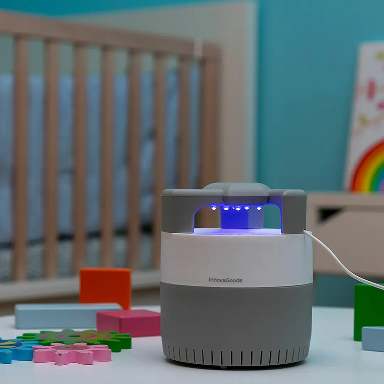 Lâmpada Anti-Mosquitos KL-Silen: Mata Insetos por Sucção UV, Silenciosa, Ideal para Interiores 6