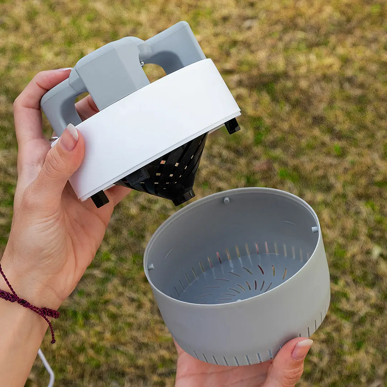 Lâmpada Anti-Mosquitos KL-Silen: Mata Insetos por Sucção UV, Silenciosa, Ideal para Interiores 3