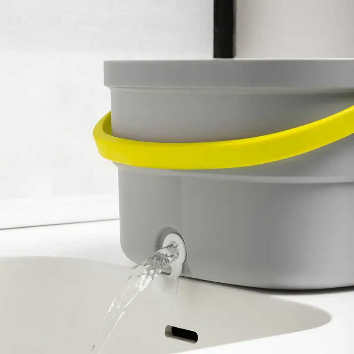 Selimop Rotating Mop with Water Separation Bucket - Automatic Cleaning, 156 cm Adjustable Handle and 2 Microfiber Mops 11