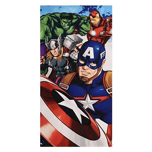 Toalha de Praia The Avengers 70x140 cm - Microfibra para Crianças, Estampa dos Vingadores