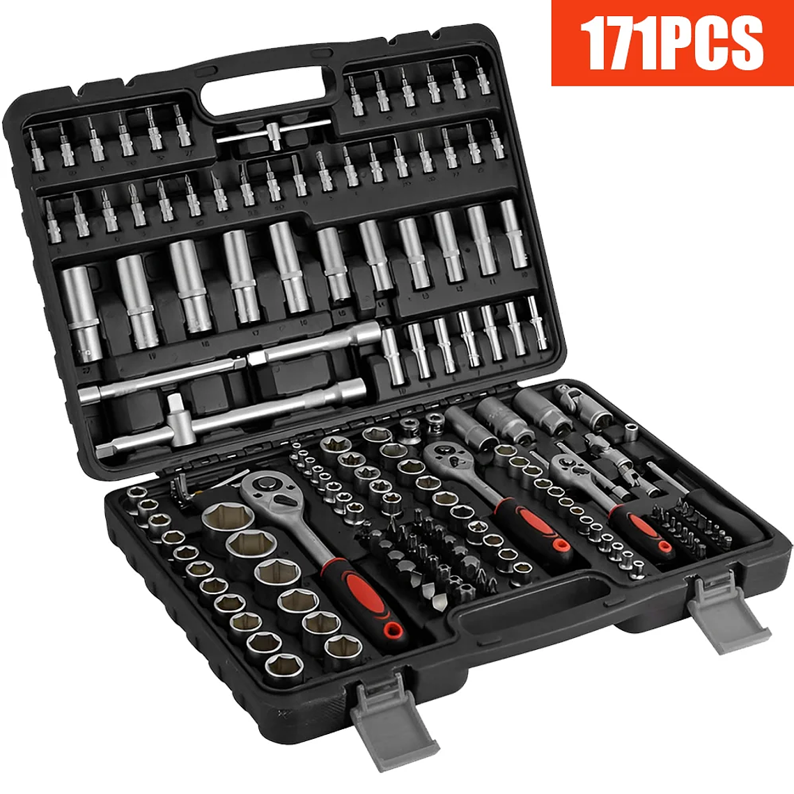 Professional Ratchet Wrench Set 108/171 Pieces - 1/4