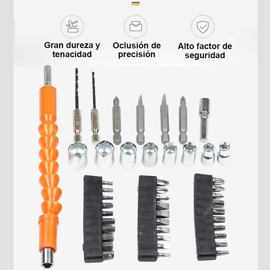 Chave de Fendas Elétrica Sem Fios 3.6V MicroData - Kit 47 Peças, Binário 3.5Nm, Bateria de Lítio Recarregável 7