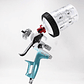 NTOOLS N4000B HVLP/RP Paint Gun - Professional Kit with 1.3mm & 1.8mm Nozzles and 600ml + 400ml Cups for Automotive and Clearcoat - thumbnail 3
