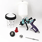 NTOOLS N4000B HVLP/RP Paint Gun - Professional Kit with 1.3mm & 1.8mm Nozzles and 600ml + 400ml Cups for Automotive and Clearcoat - thumbnail 4