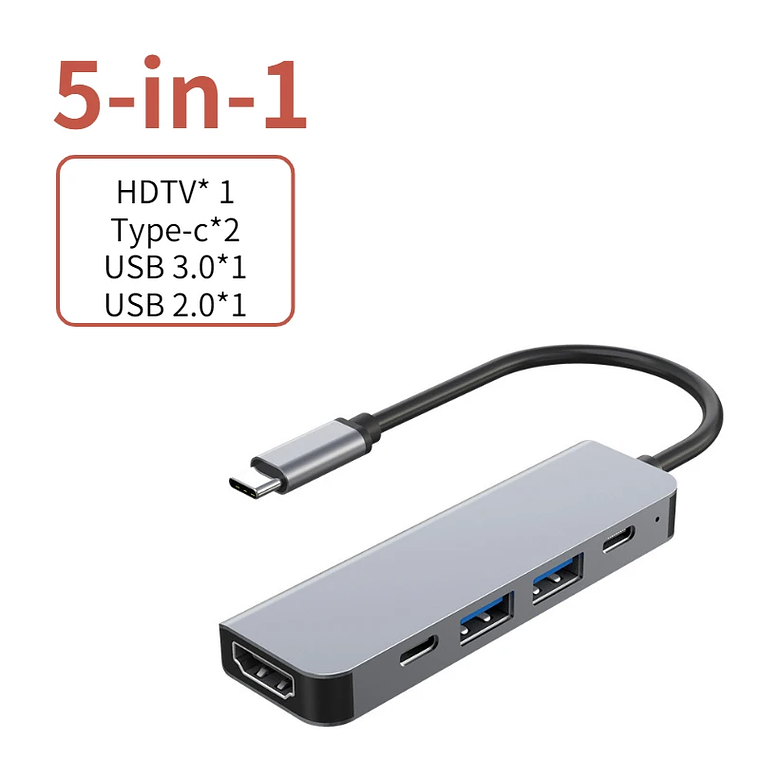 Hub USB-C DIXSG com HDMI 4K, 3 Portas USB, Leitor de Cartões SD/TF e PD 87W - Adaptador Universal para MacBook, Windows, iPad, Samsung Dex e mais 9