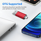 2TB USB-C OTG BiNFUL Flash Drive - Compatible with iPhone, iPad, Android, Mac and PC - Kit includes Lightning Adapter, Protective Case and Metal Strap - thumbnail 5