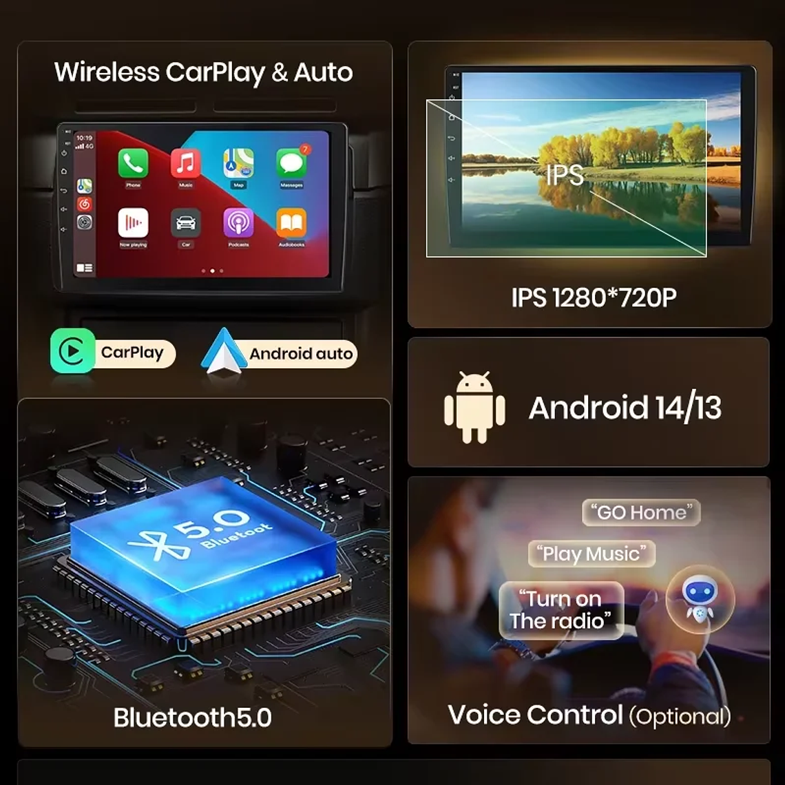 Rádio Android Junsun XT89 9