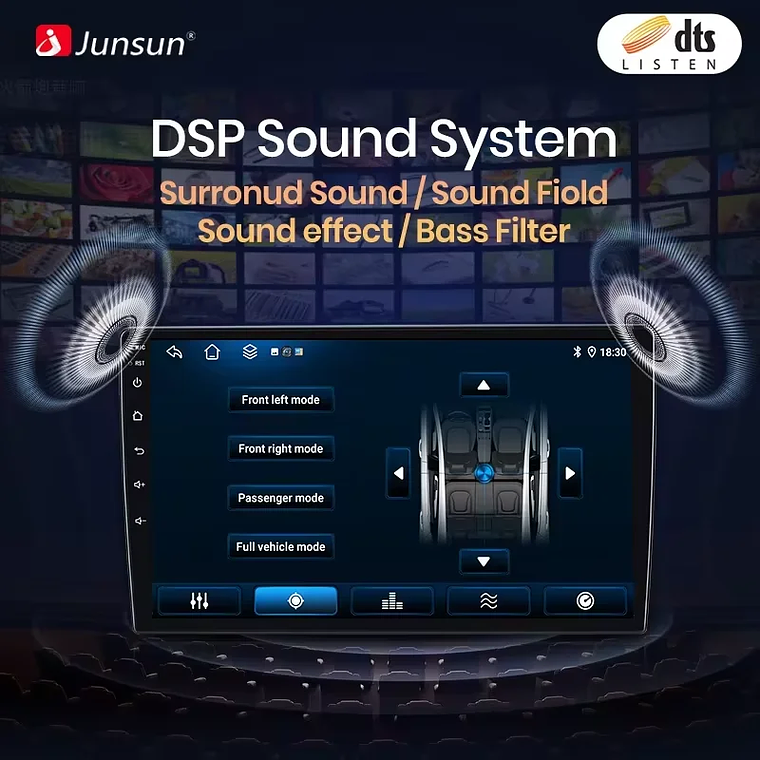 Rádio Android Junsun XT89 9