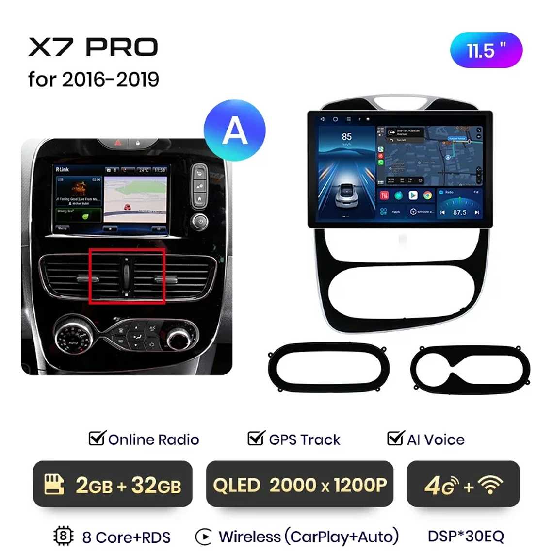 Rádio Android Junsun X7 PRO 11.5