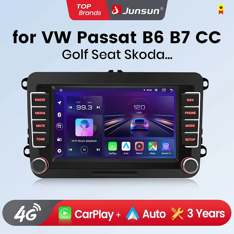 Rádio Android Junsun 7