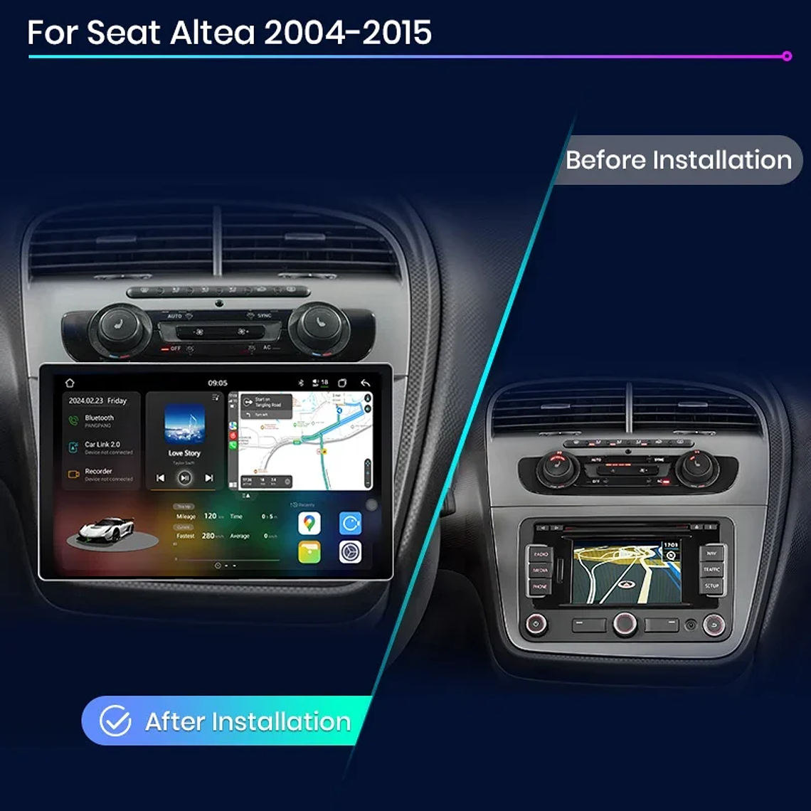 Junsun V3 Plus 2K Android 13 | Tela 9