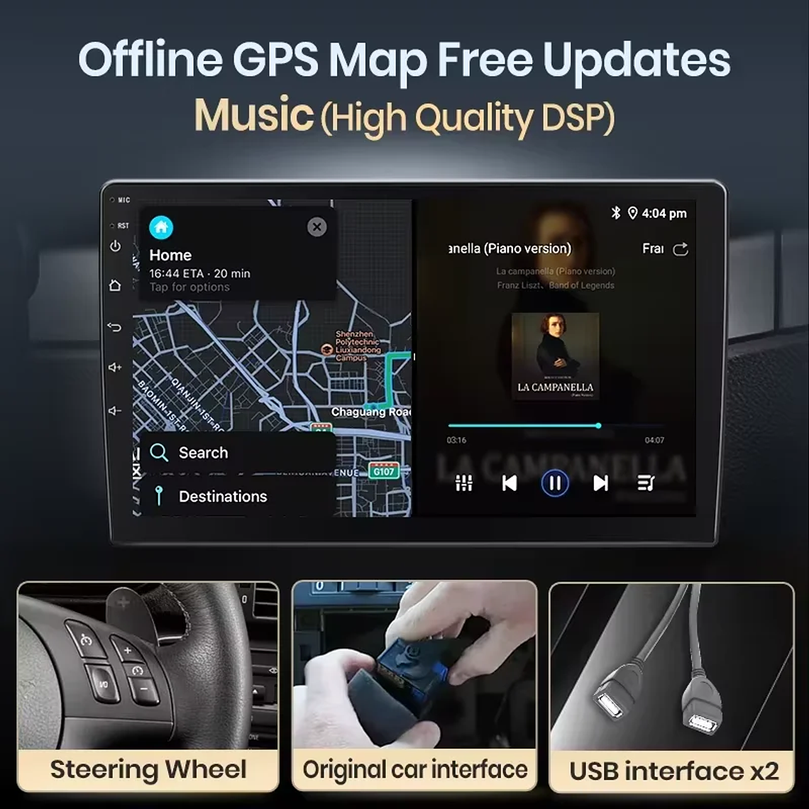 Centro de Comando Premium para sua Mercedes Vito/Viano W639 (2003-2015) - Rádio Android 10