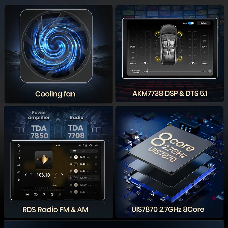 Junsun V3 Plus 2K Android 13 | Tela 9