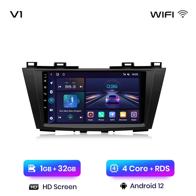 Android Radio for Mazda 5 2010-2015 | Wireless CarPlay & Android Auto (Optional) | 9